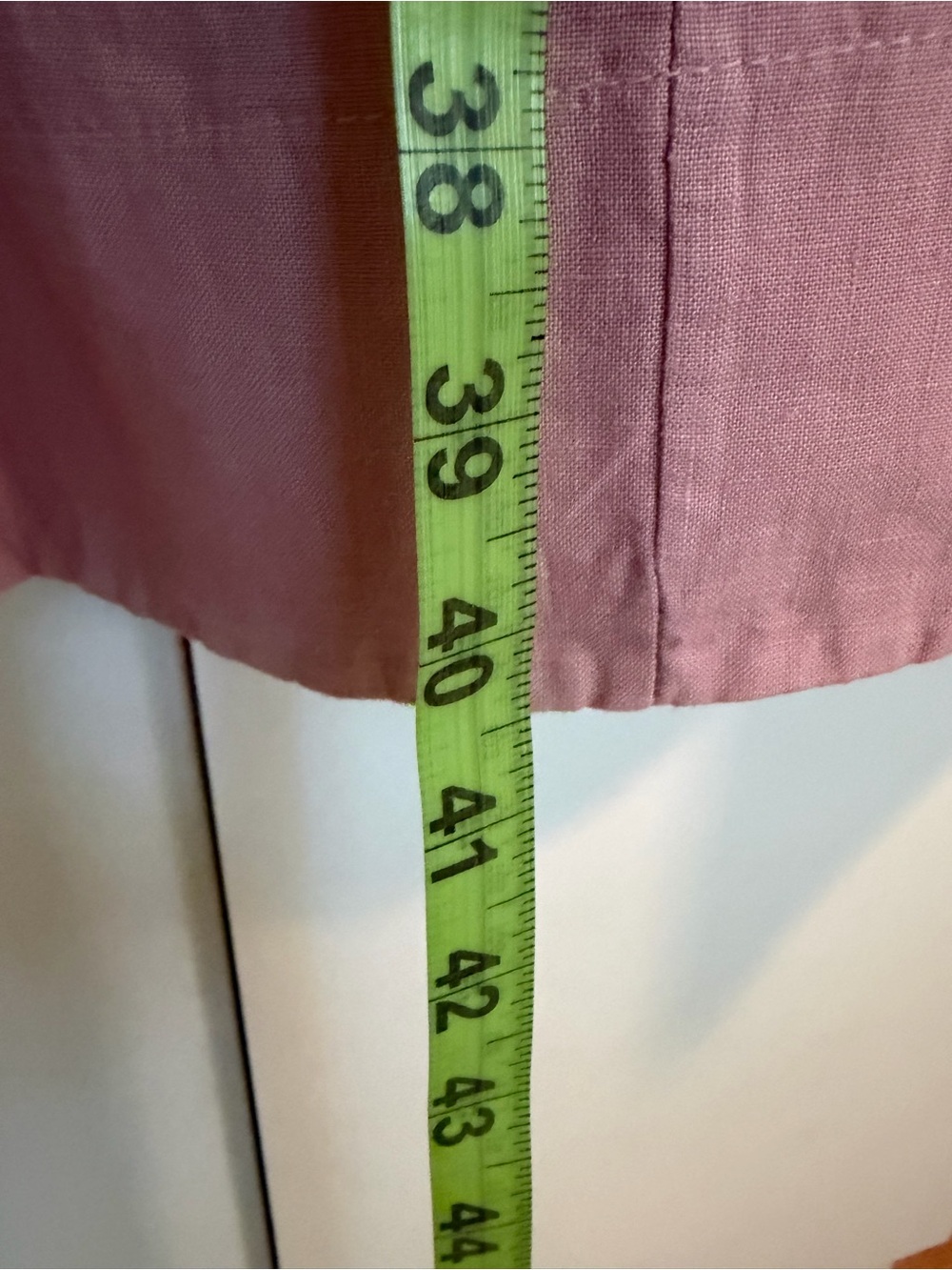 Italian Linen A-Line Dress - Picture 4 of 5